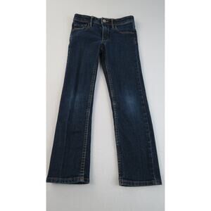 H&M Girls Slim Fit &Denim Jeans Dark Wash Size 5-6 Y Like New